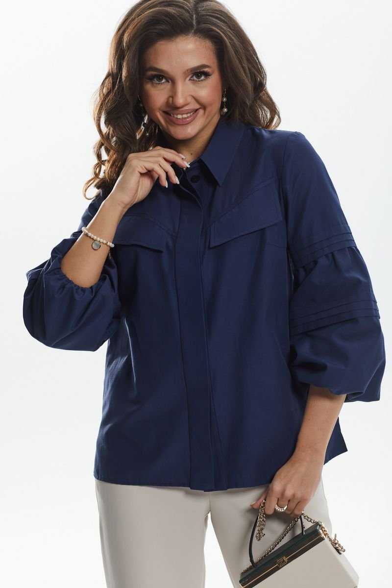 Женская блуза с рукавом на резинке